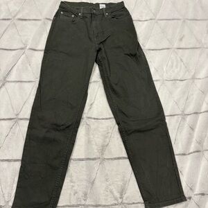 Levis 550 Relaxed Fit Tapered Leg Jeans Womens 10 M Green Vintage Denim Retro